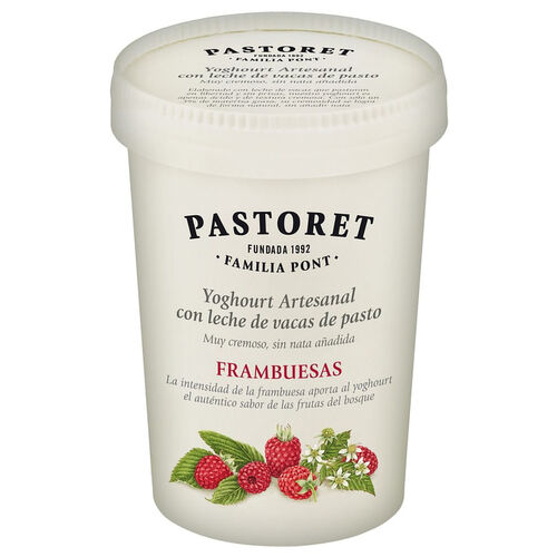 Yogur con frambuesa PASTORET 500g image number