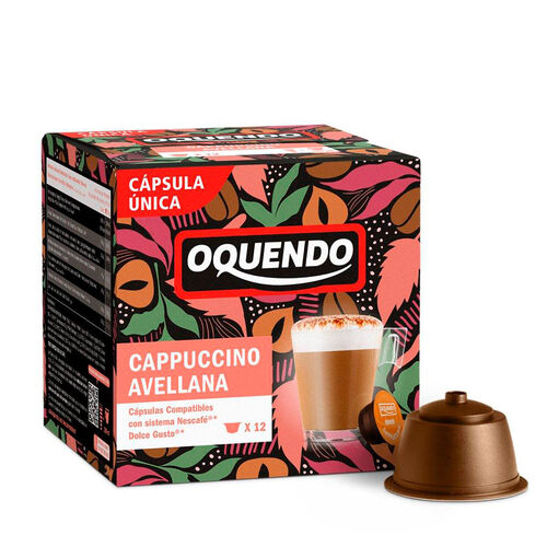 CAFE CON AVELLANA OQUENDO 12 CAPSULAS image number