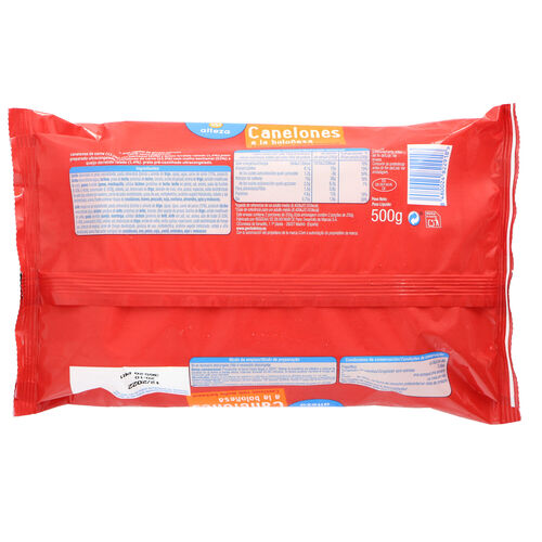 CANELONES BOLOÑESA ALTEZA CONGELADOS 500g image number