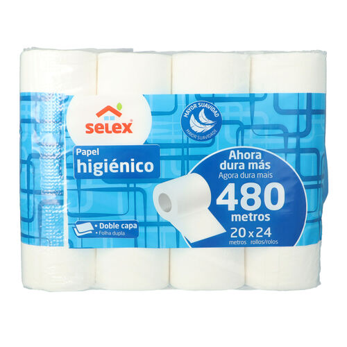 PAPEL HIGIENICO SELEX PACK 24uds image number