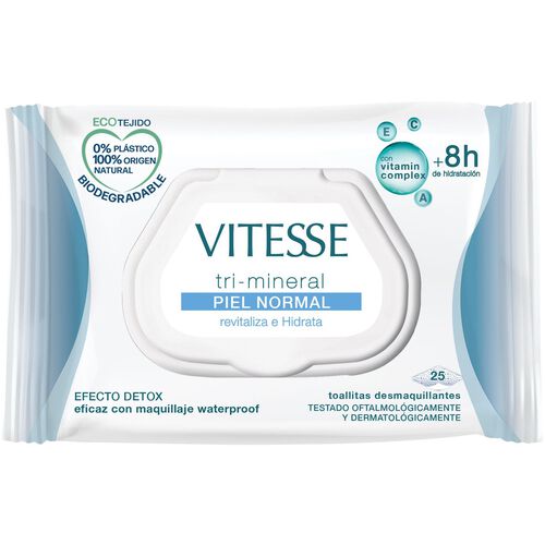 Toallitas desmaquillantes piel normal vitess 25uds image number