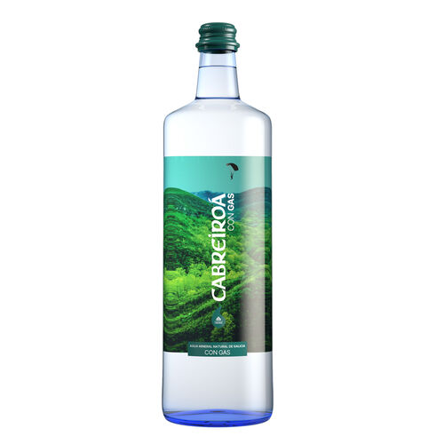 Agua mineral con gas CABREIRO&Aacute; 1L image number