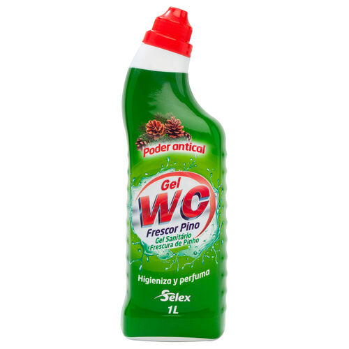 Limpiador ba&ntilde;o gel WC SELEX pino 1L image number