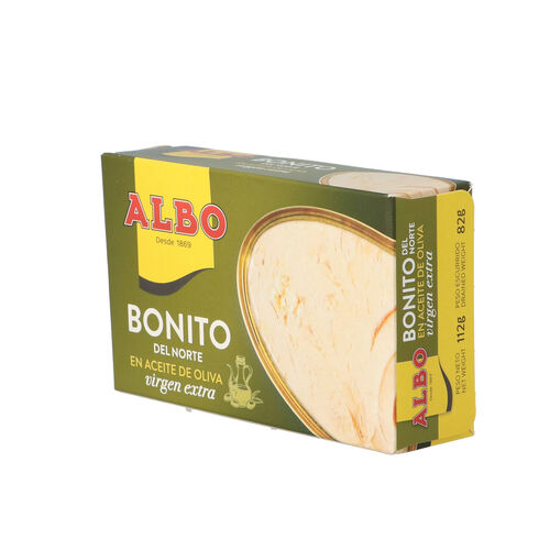 Bonito del Norte en aceite de oliva Virgen Extra ALBO 112g image number