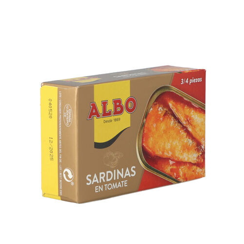 SARDINAS EN TOMATE ALBO 120g image number