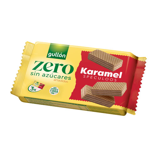 Wafer Karamel Speculoos Zero sin az&uacute;cares GULL&Oacute;N 189g image number