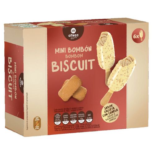 HELADO MINI BOMBON SABOR GALLETA CON CANELA 6X50ml image number