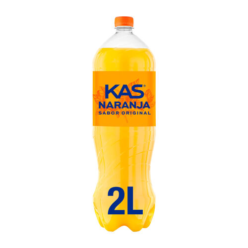 KAS naranja refresco con gas 2L image number