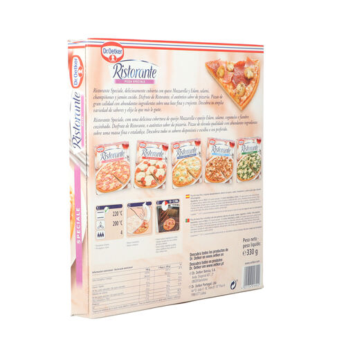 Pizza congelada Speciale RISTORANTE 330g image number