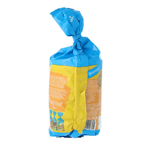 TORTA MAIZ BICENTURY QUESO ALBAHACA 124g image number