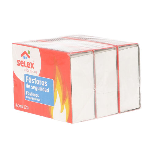 Cerillas SELEX 120uds pack 3 image number