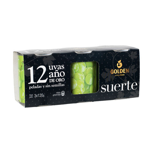 Uvas de la Suerte GOLDEN 3x120g image number
