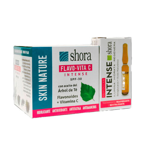 CREMA SKIN FLAVO VITA C INTENSE 50 ML+2 AMPOLLAS INTENSE SHORA image number