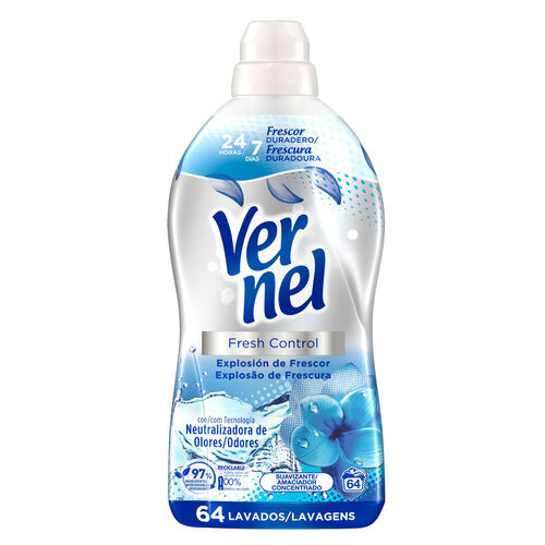 SUAVIZANTE CONCENTRADO FRESH CONTROL VERNEL 60LAVADOS image number