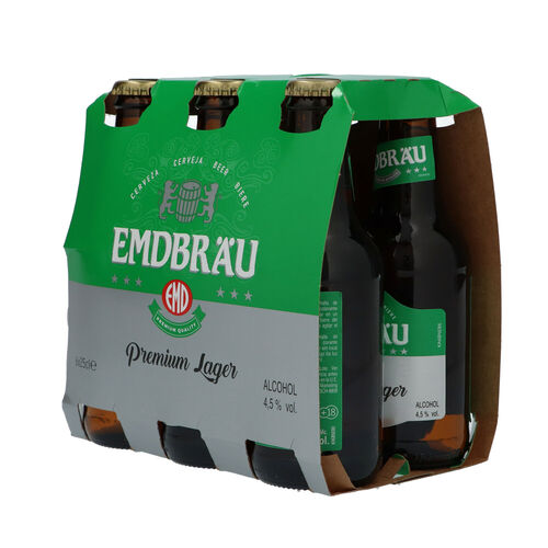 CERVEZA EMDBRAU 25cl PACK-6 BOTELLINES image number