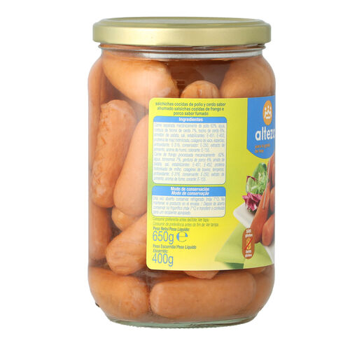 SALCHICHAS ALTEZA COCKTAIL TARRO 400g image number