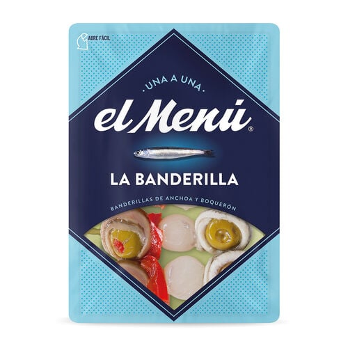 Banderillas de anchoa y boquer&oacute;n EL MEN&Uacute; 140g image number