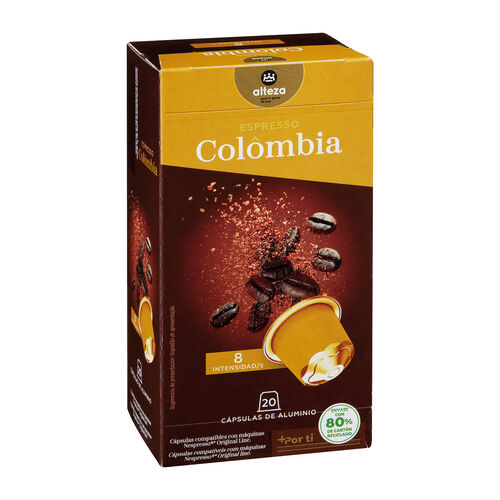 Caf&eacute; Espresso Colombia ALTEZA 20 c&aacute;psulas image number