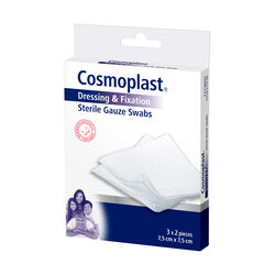 GASA ESTERIL DE ALGODON COSMOPLAST 6uds
