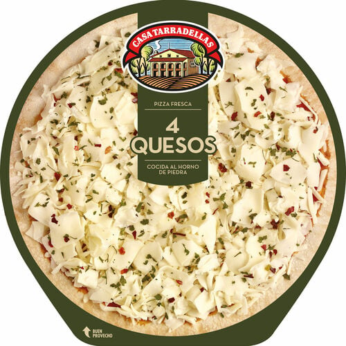 Pizza fresca 4 quesos CASA TARRADELLAS 390g image number