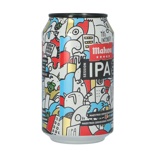 CERVEZA MAHOU IPA LATA 33cl image number