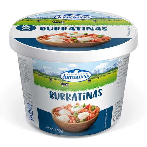 BURRATINAS CENTRAL LECHERA ASTURIANA 4x50g image number