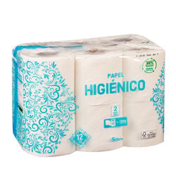 Papel higienico SELEX pack 12uds