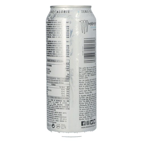 Bebida energ&eacute;tica Ultra white MONSTER 50cl image number