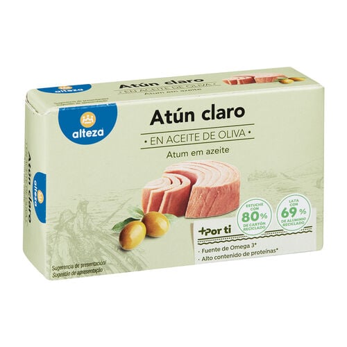 At&uacute;n claro en aceite de oliva ALTEZA 105g image number
