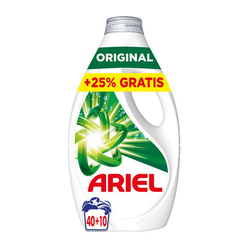 Detergente liquido Original ARIEL 40+10 lavados image number