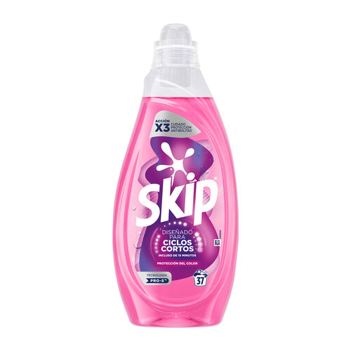 DETERGENTE LIQUIDO CICLOS CORTOS PROTECCION COLOR SKIP 37 lavados image number