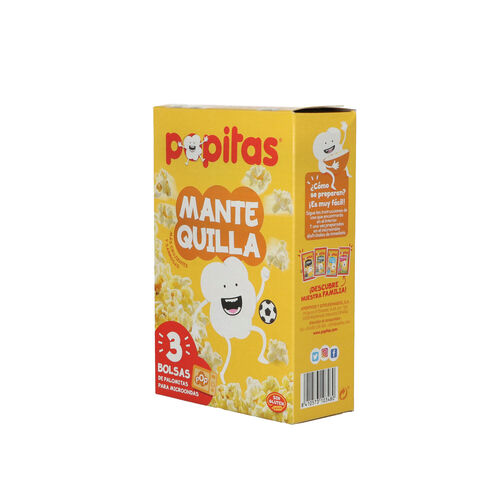 PALOMITAS CON MANTEQUILLA PARA MICROONDAS POPITAS 3x100g image number