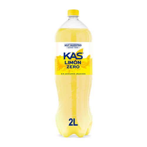 KAS lim&oacute;n refresco con gas 2L image number