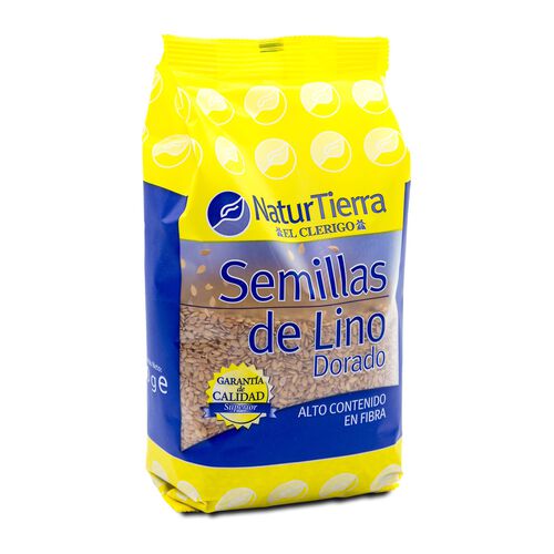 SEMILLAS DE LINO DORADO NATURTIERRA EL CLÉRIGO 400g image number