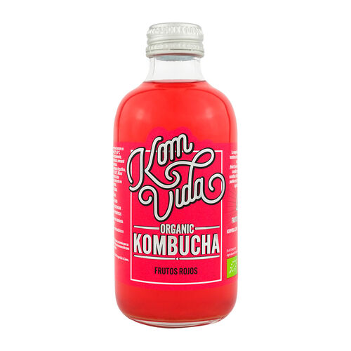 Kombucha org&aacute;nica de frutos rojos KOMVIDA 250ml image number