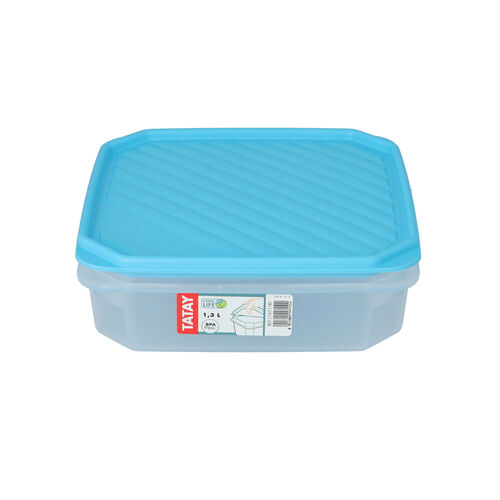 Tupper cuadrado TATAY Azul 1.3L image number
