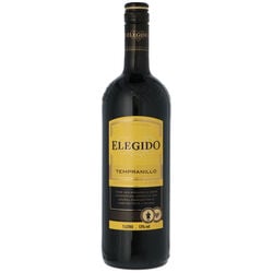 Vino tinto tempranillo ELEGIDO 1L