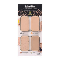 Surtido de pat&eacute; de PATO MARTIKO 4x35g