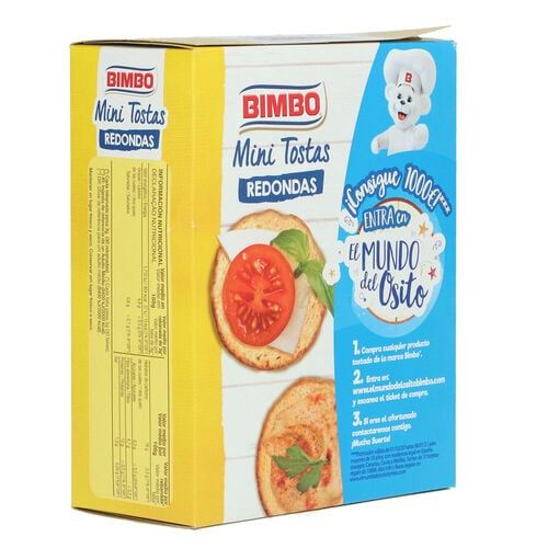 Mini tostas redondas ORTIZ 100g image number