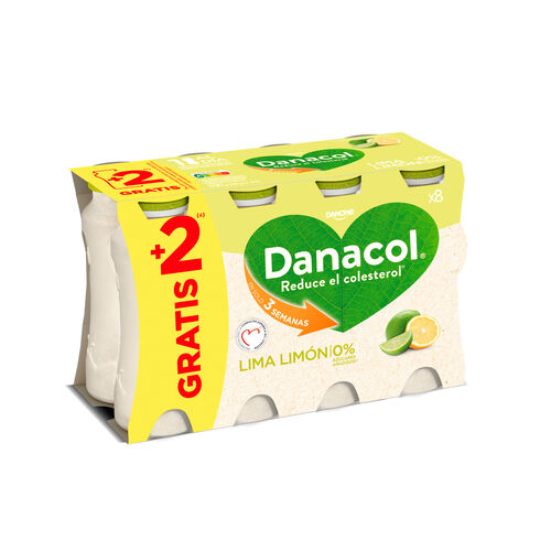 Bebida l&aacute;ctea con lima y lim&oacute;n DANACOL 6x100g image number