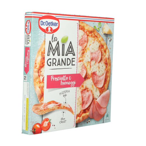 PIZZA LA MIA GRANDE JAMON QUESO CONGELADA image number
