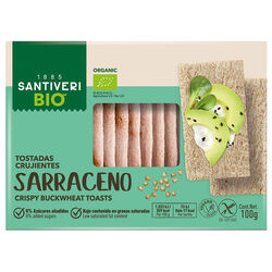 Tostadas crujientes sarraceno SANTIVERI 100g