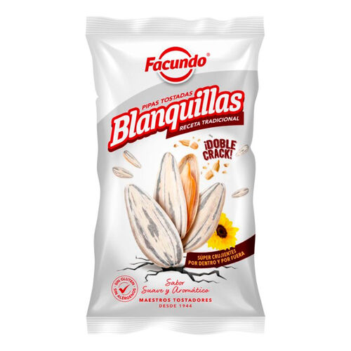 PIPAS TOSTADAS BLANQUILLAS FACUNDO 140g image number