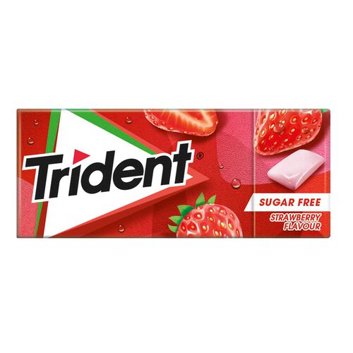TRIDENT FRUIT FRESA GRAGEA UNITARIO image number