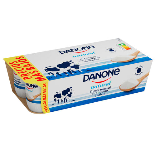 YOGUR DANONE NATURAL 8X120g image number