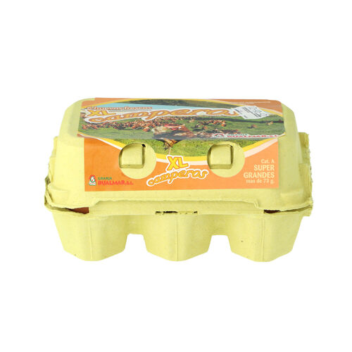 Huevos camperos 'XL' GRANJA RUALMAR 6uds image number