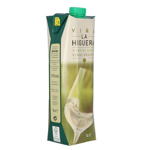 VINO BLANCO VIÑA HIGUERA BRIK 1L image number