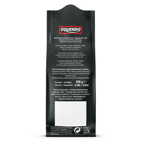 Caf&eacute; molido Natural OQUENDO 250g image number