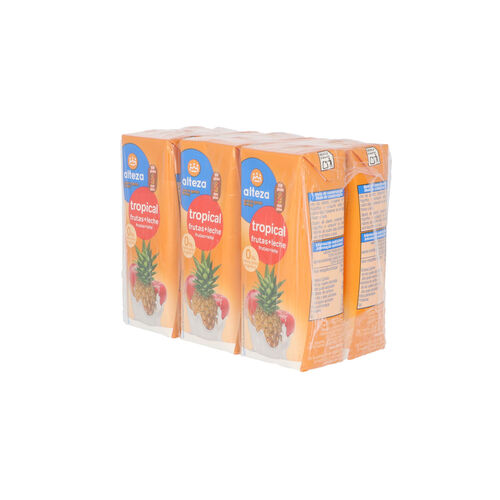 Zumo de fruta y leche sabor Tropical ALTEZA 6x200ml image number