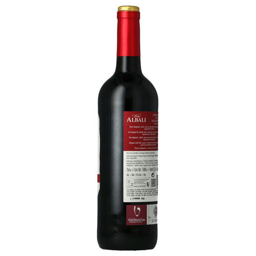 Vino tinto Crianza DO Valdepe&ntilde;as VI&Ntilde;A ALBALI 75cl image number